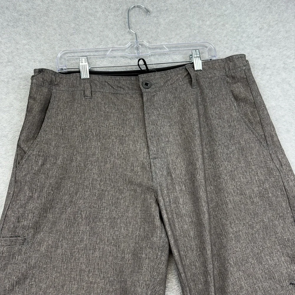 DaHui Mens Hybrid Shorts 36 Stretch Performance Quick Dry Gray Amphibian Summer‎